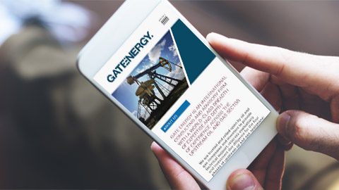 Gate Energy Mobile Site
